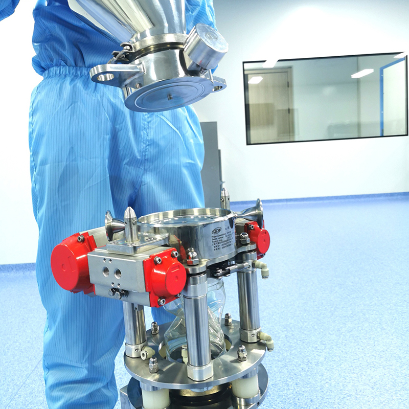 Aseptisk delad fjärilsventil